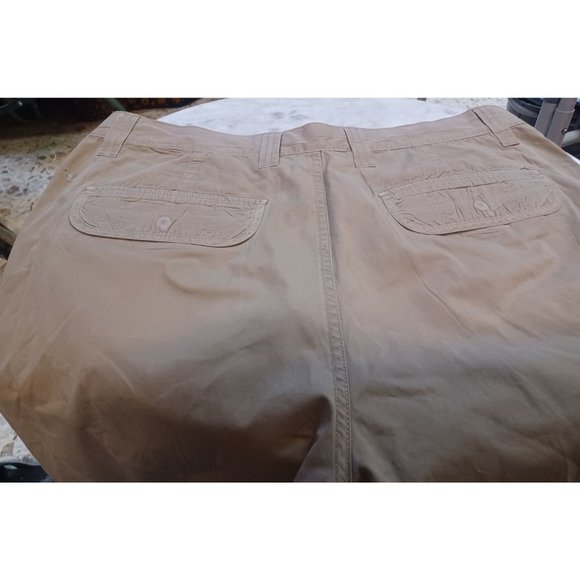 Roundtree & Yorke Casuals Men's SZ 38 x 10 Tan 100% Cotton - Picture 2 of 3